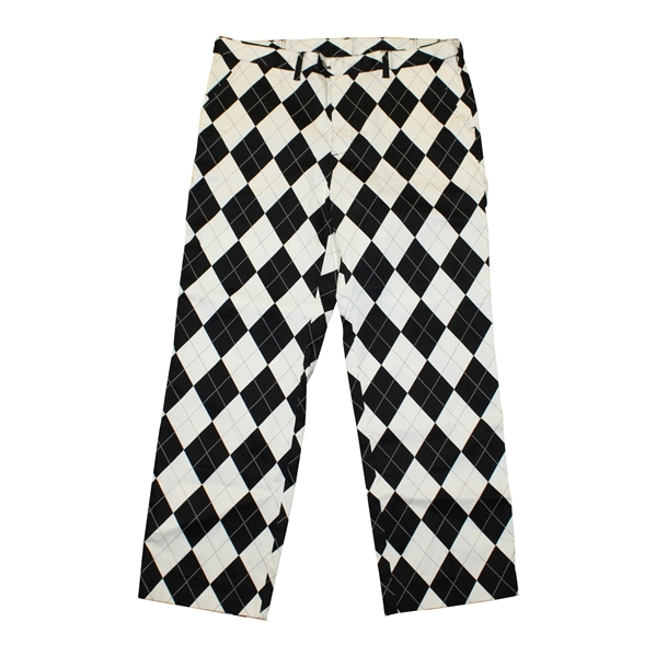 John Daly LoudMouth Black & White Checkered Golf Pants