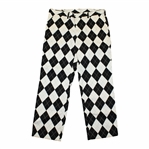 John Daly LoudMouth Black & White Checkered Golf Pants