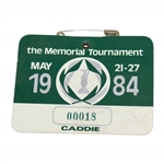 1984 The Memorial Tournament Caddie Badge #00018 - Jack Nicklaus Winner