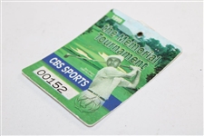 1999 The Memorial Tournament CBS Sports #00152 Badge - Tiger Woods Winner
