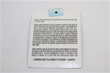 1999 The Memorial Tournament CBS Sports #00152 Badge - Tiger Woods Winner