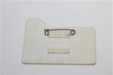 Andy Williams' Personal Used 1978 Bob Hope Desert Classic Contestant Badge - Linn Strickler Collection