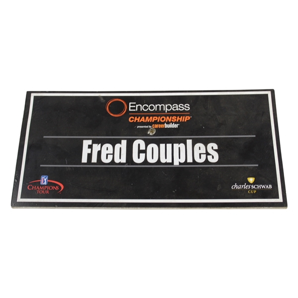 Fred Couples Personal Encompass Championship Champions Tour License Plate