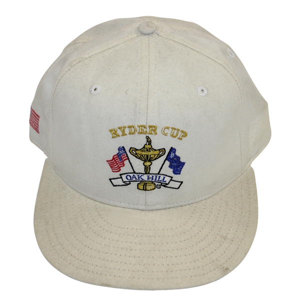 Ben Crenshaws Official 1995 Ryder Cup at Oak Hill Team USA Hat - Linn Strickler Collection