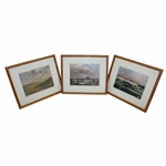 Three (3) Turnberry Framed Prints by Artist James Orr - Linn Strickler Collection