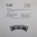 Three (3) Turnberry Framed Prints by Artist James Orr - Linn Strickler Collection
