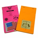 1999 Ryder Cup & 1995 Ryder Cup Official Used Yardage Books - Linn Strickler Collection