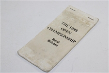 1991 The Open Championship Used Official Yardage Guide - Linn Strickler Collection