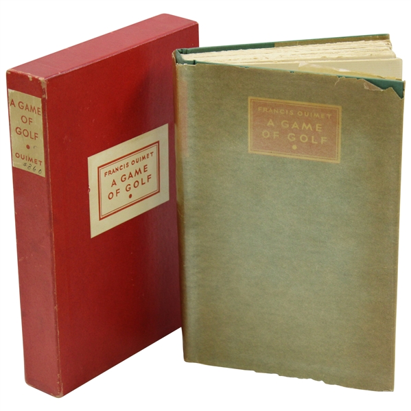 Francis Ouimet Signed 1932 Ltd Ed 'A Game Of Golf' 360/550 in Original Slipcase w/Original Wrapper JSA ALOA