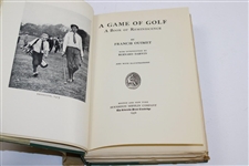 Francis Ouimet Signed 1932 Ltd Ed 'A Game Of Golf' 360/550 in Original Slipcase w/Original Wrapper JSA ALOA