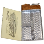 1936 US Open at Baltusrol Players Gift Cigarette Case and Lighter In One-Depiction of Clubhouse
