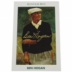 Ben Hogan Signed 1992 Mueller Promotional Golf Card in Gold JSA ALOA