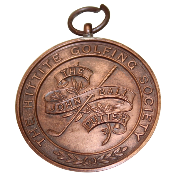 Hittite Golfing Society Medal Awarded for John Ball Putter Competition in Case - Unmarked