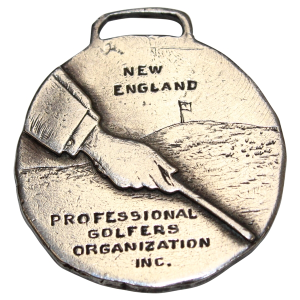 New England Professional Golfers Organization Sterling Silver Golf Medal - Maurice Kearney