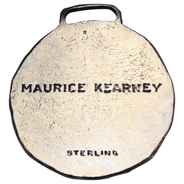 Click to enlarge New England Professional Golfers Organization Sterling Silver Golf Medal - Maurice Kearney