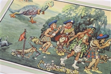 Six (6) 1925 Imperial Tobacco Company of Canada Perils of Early Golf Cards