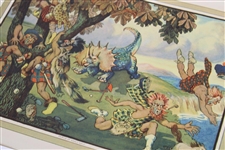 Six (6) 1925 Imperial Tobacco Company of Canada Perils of Early Golf Cards