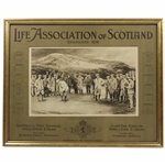 Circa 1905 Life Association of Scotland Advertising Calendar by Artist Michael Brown