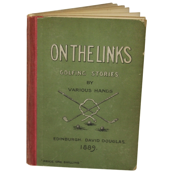 1889 On the Links by William Angus Knight Book From Joe Murdoch Library