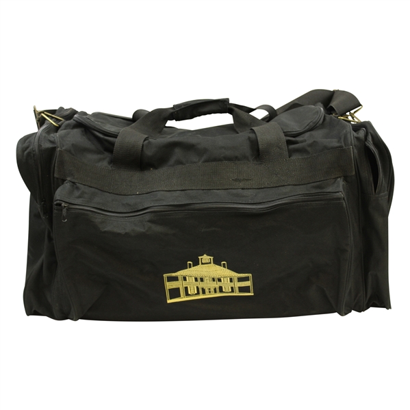 Augusta National Golf Club Member/Employee Clubhouse Logo Used Black Duffel Bag