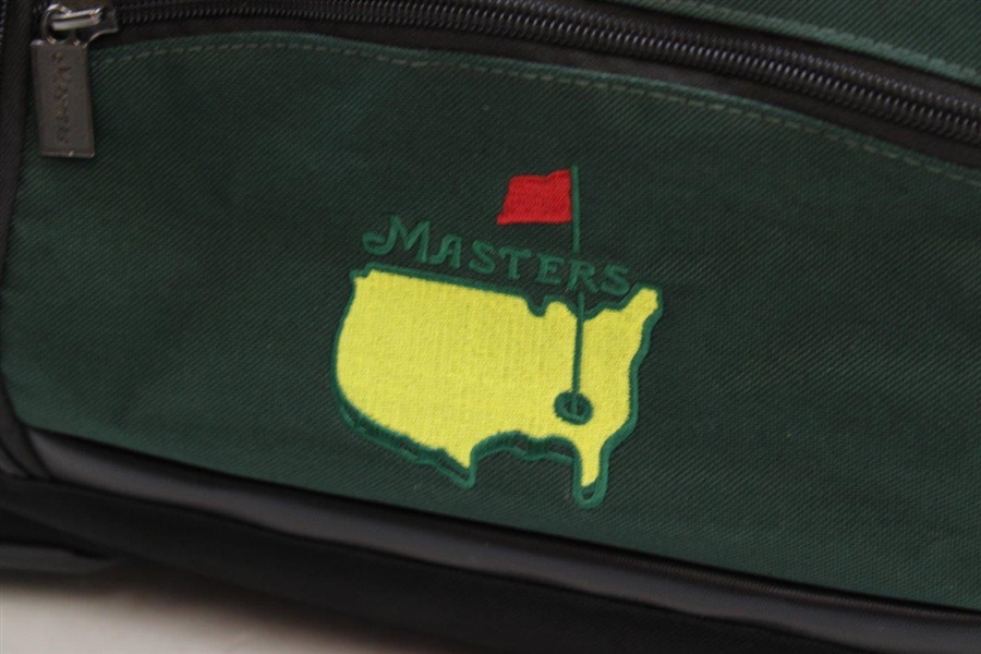 Masters Tournament Logo Used Green Roller Duffel Bag