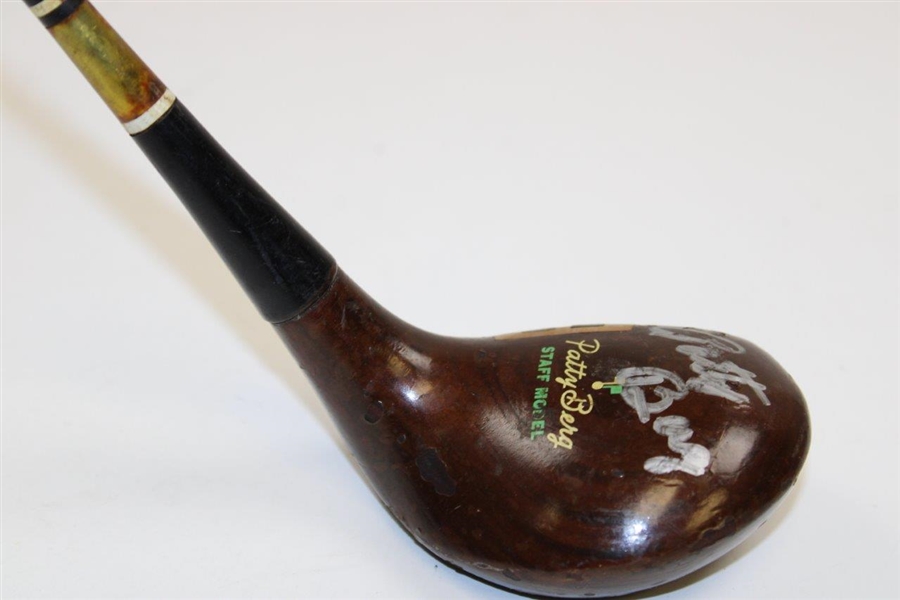 Patty Berg Signed Wilson Patty Berg 4200 Staff Model 5-Wood JSA ALOA