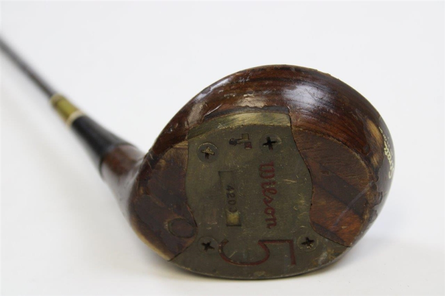 Patty Berg Signed Wilson Patty Berg 4200 Staff Model 5-Wood JSA ALOA