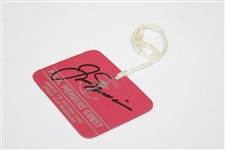 Jack Nicklaus Signed 1981 Ryder Cup Pga Members Guest Badge JSA ALOA