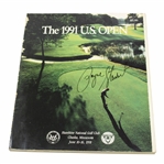 Payne Stewart Signed 1991 US Open at Hazeltine GC Official Program JSA ALOA
