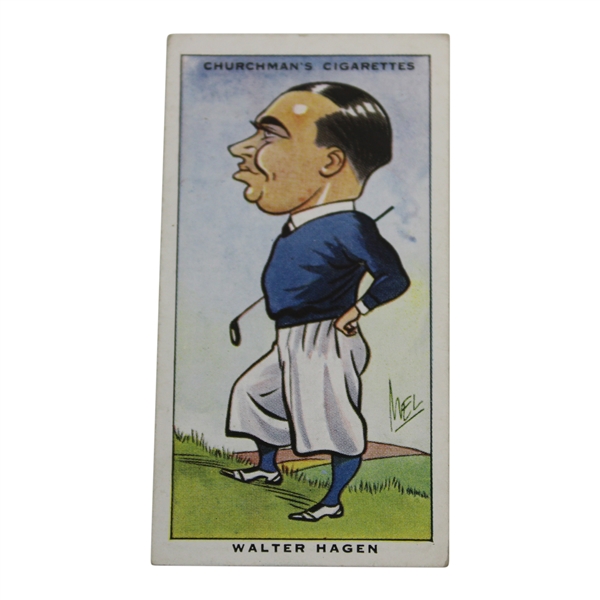 Walter Hagen WA & AC Churchman Men of the Moment in Sport Tobacco Card #33