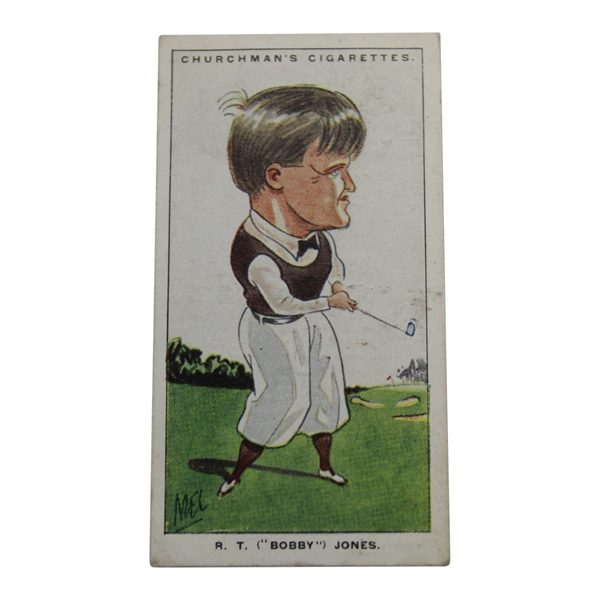 Bobby Jones WA & AC Churchman Men of the Moment in Sport Tobacco Card #27