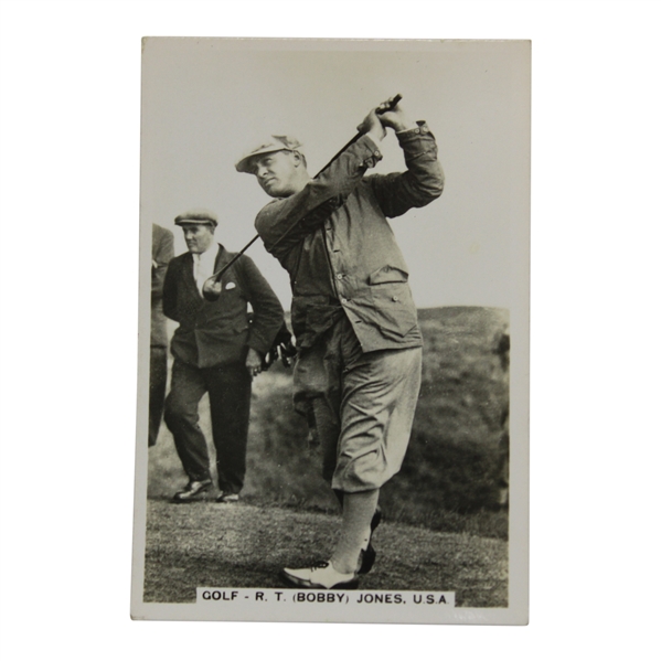 1935 R. T. (Bobby) Jones USA Sporting Events & Stars No. 19 Tobacco Card