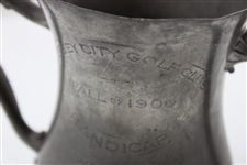 1900 Jersey City Golf Club Two Handled Fall Handicap Trophy Won by G.H. Bowly