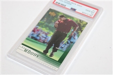 Tiger Woods Upper Deck Golf Card #1 GEM MT 10 - PSA#64372180