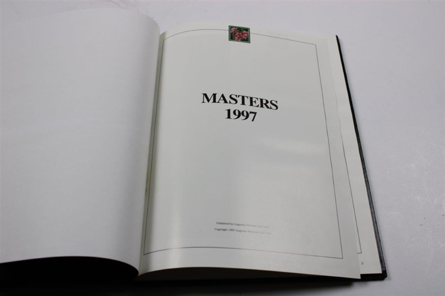 1997 Masters Tournament Annual Book - Tiger Woods' First Masters Win