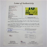 Arnold Palmer Signed '1960' US Open at Cherry Hills Flag - Framed JSA FULL #Y34272