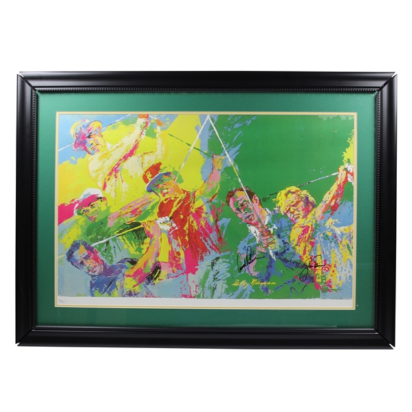 Arnold Palmer & Jack Nicklaus Signed Great of Golf by LeRoy Neiman JSA FULL #Z99481