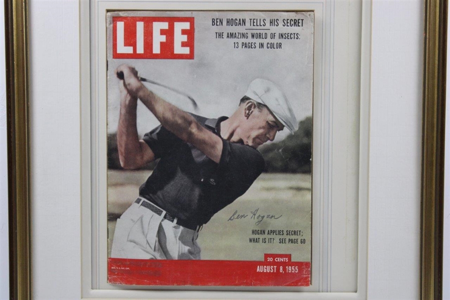 Ben Hogan Signed 1955 LIFE Magazine 'Ben Hogan Tells His Secret' - Framed JSA ALOA