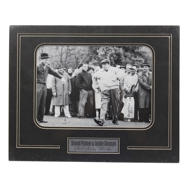 Arnold Palmer & Jackie Gleason And Away We Go Matted Poster