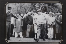Arnold Palmer & Jackie Gleason 'And Away We Go' Matted Poster