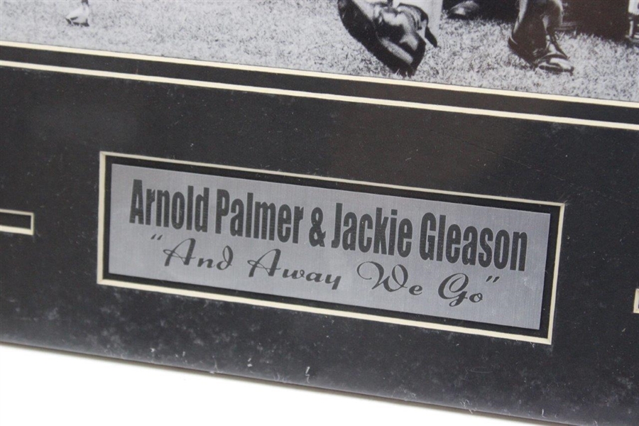 Arnold Palmer & Jackie Gleason 'And Away We Go' Matted Poster