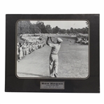 Ben Hogan 1-Iron to the 18th - 1950 US Open Matted Poster