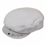 Ben Hogan Signed White Hogan Tam O Shanter Hat JSA ALOA