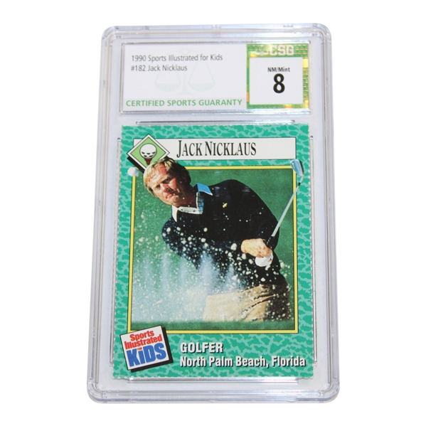 Jack Nicklaus 1990 Sports Illustrated For Kids CSG NM-Mint 8