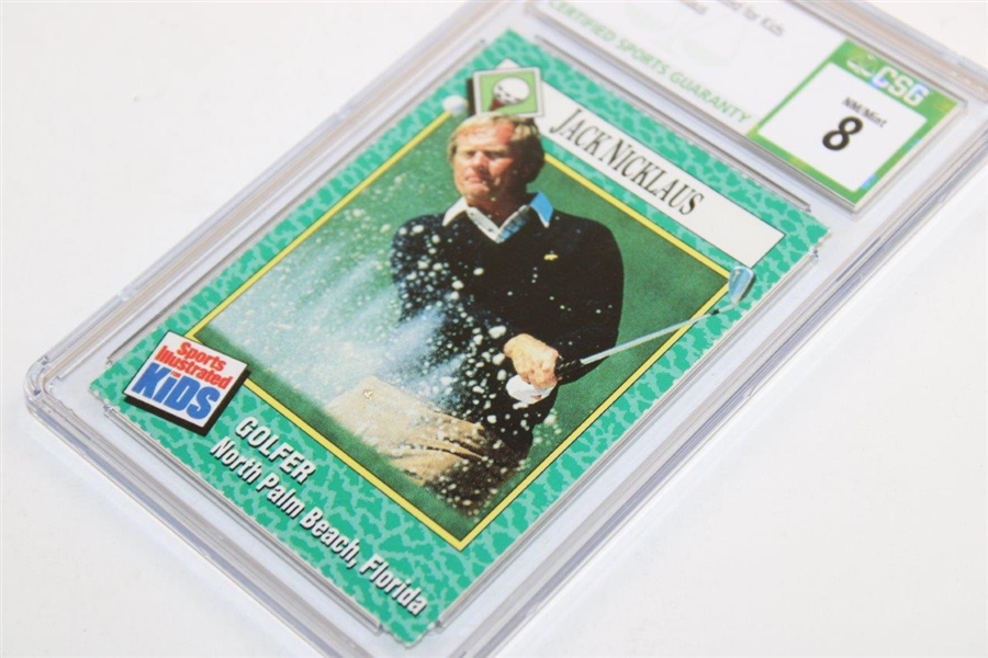 Jack Nicklaus 1990 Sports Illustrated For Kids CSG NM-Mint 8