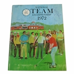 Palmer, Hope, Player & others Signed 1972 National Team Championship Program JSA ALOA