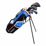 Top-Flite Junior Left-Handed Irons & Woods Set with Odyssey Two-Ball Putter - Used