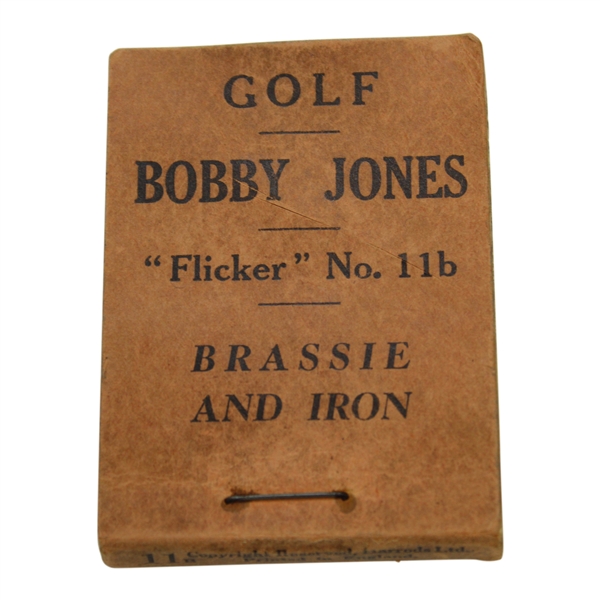 Bobby Jones Golf "Flicker" No. 11b - Brassie & Iron Book - Dixon & Parker Ltd Nottingham