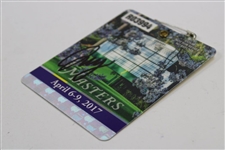 Sergio Garcia Signed 2017 Masters SERIES Badge #R03994 JSA ALOA