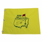 Danny Willett Signed 2016 Masters Tournament Embroidered Flag JSA ALOA